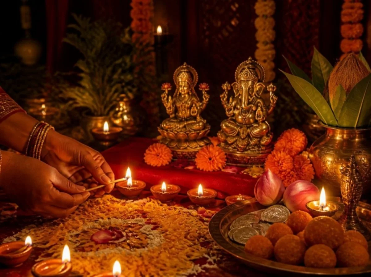 Diwali Lakshmi Puja — your family's sankalp