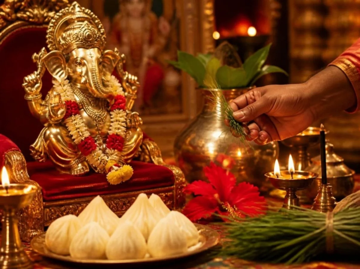 Ganesh Puja with Ganapati Atharvashirsha — 21 Paths