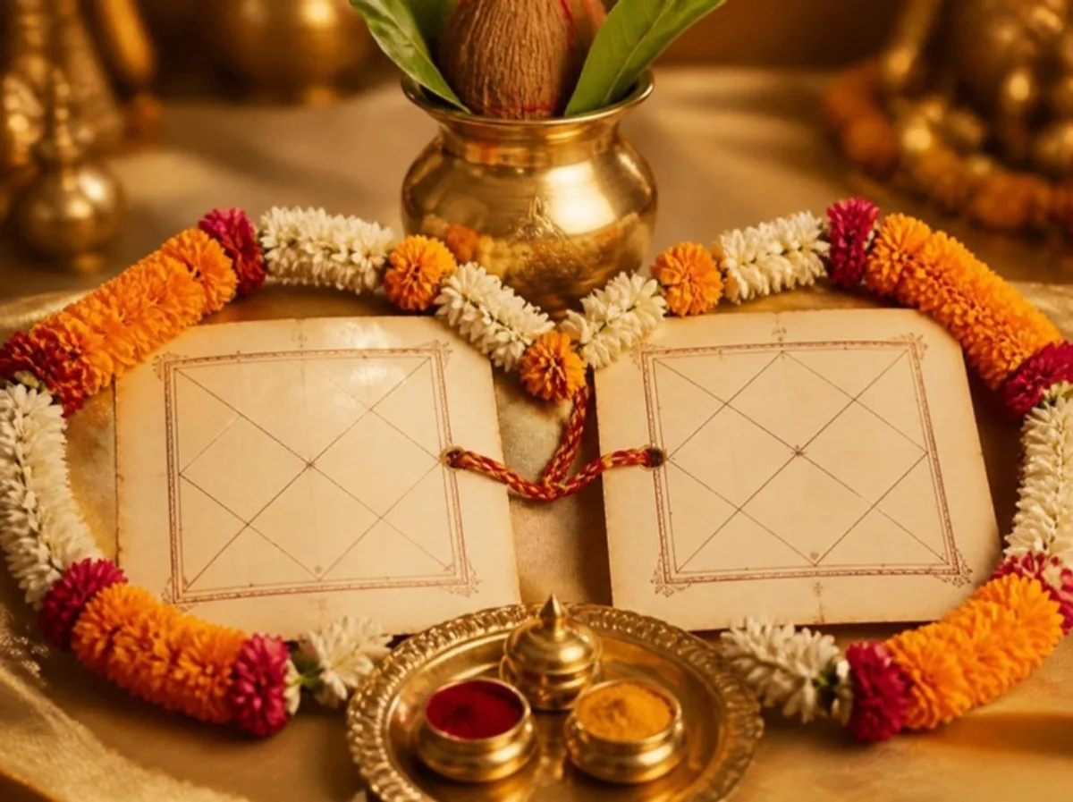 Kundli matching illustration