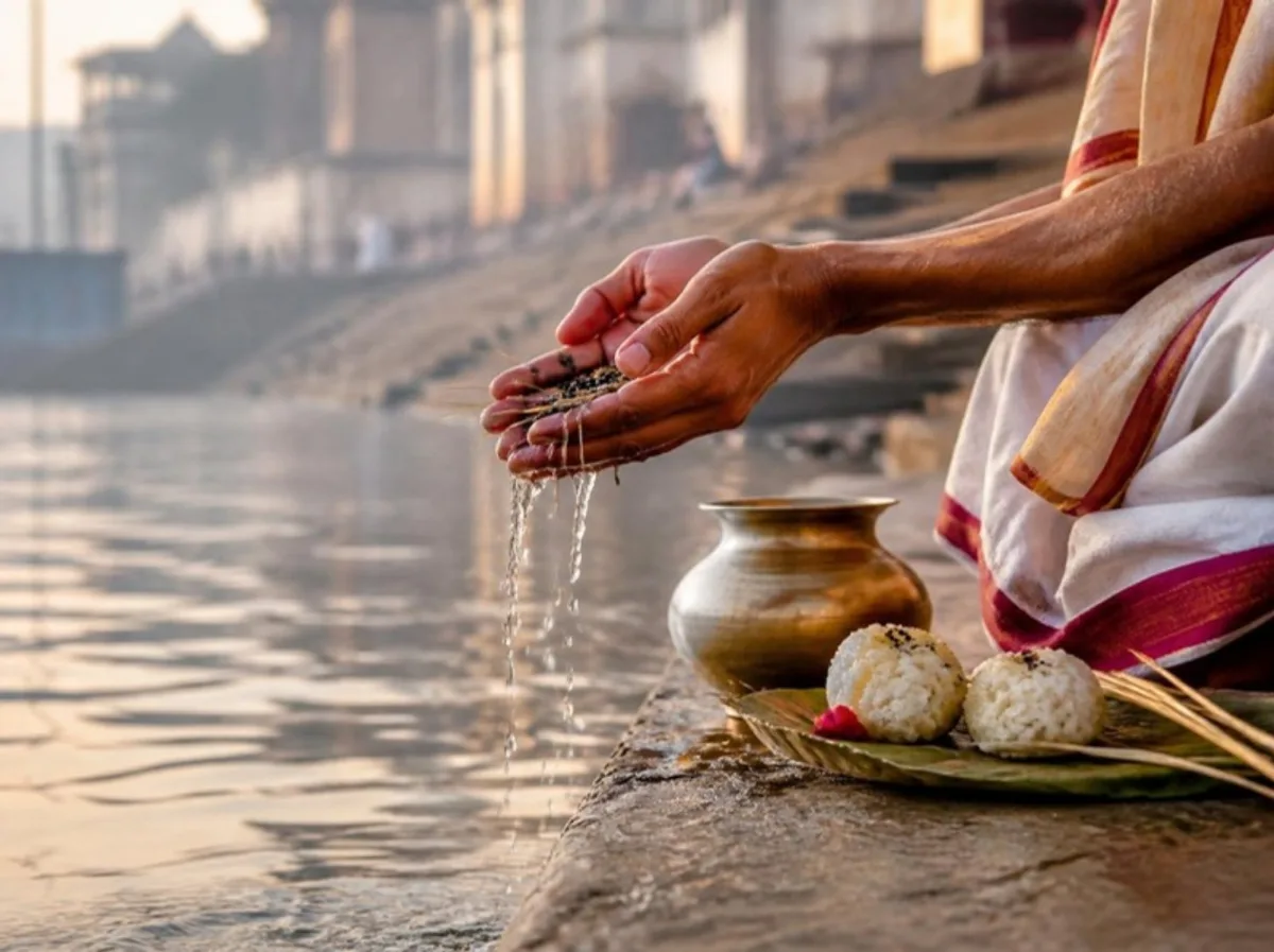 Pitru Tarpan at Kashi